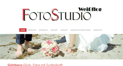 Desktop Screenshot of fotograefin-kuehlungsborn.de