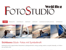 Tablet Screenshot of fotograefin-kuehlungsborn.de